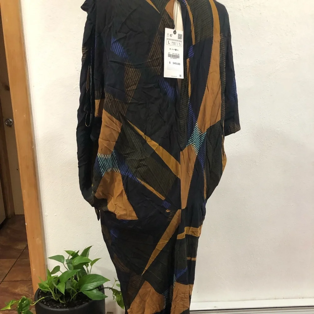 ZARA NWT DRAPED DRESS LIMITED EDITION - Picture 10 of 12